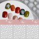 thumbnail image 1 of Flower Nail Art Sticker Decals 3D Self-Adhesive Nail Design Fashion Charm White Flowers Nails Tips DIY Nail for Women Manicure Decorations 3 Sheets, 1 of 4