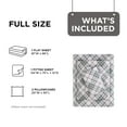 thumbnail image 4 of Regency Heights Full Size Cotton Flannel Sheet Set, 4-Piece Flannel Bed Sheets Full, 100% Cotton Bed Sheets Set with Deep Pocket, Red Plaid, 4 of 6