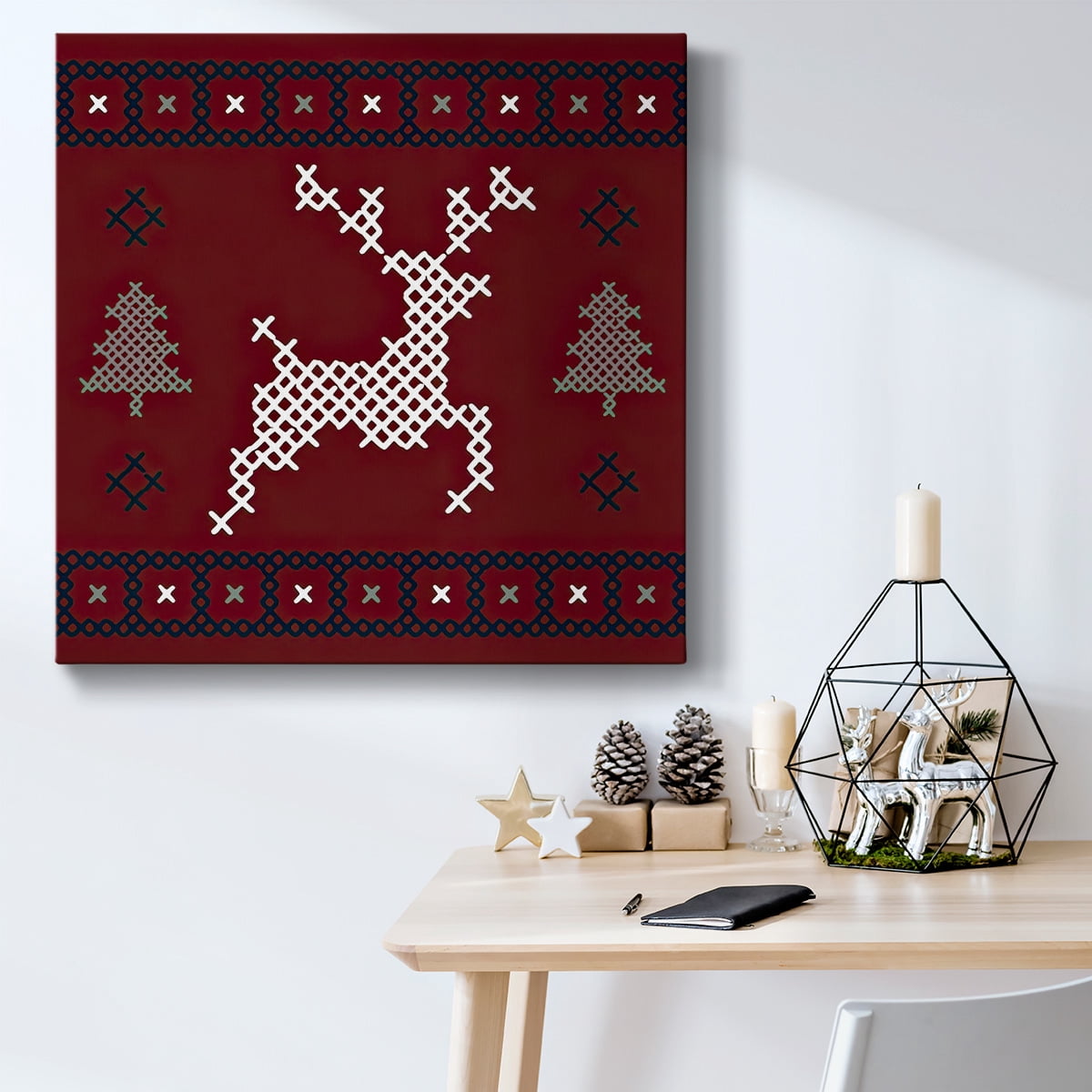 Reindeer Sweater- Gallery Wrapped Canvas