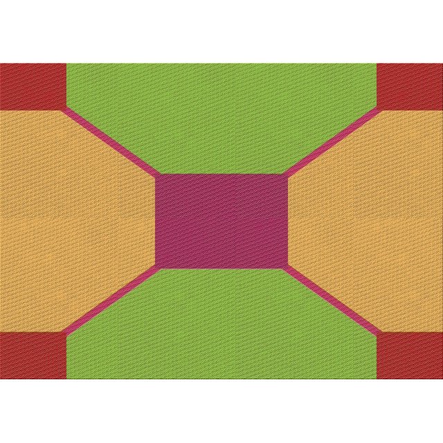 Ahgly Company Tapis d'Intérieur Lavables en Machine Rectangle Transitionnel Vert Pistache, 3' x 5'