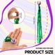 thumbnail image 2 of Pelotas hinchables de goma Leyndo Comet con serpentinas coloridas x100, 2 of 7