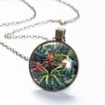 thumbnail image 6 of Tropical Plants Necklace Personalized Custom Photo Round Pendant Adjustable Stainless Steel Necklaces with Gift Box for Men Women Mothers Valentine's Jewelry Gift, 6 of 6