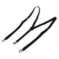 thumbnail image 4 of Bretelles Élastiques Ajustables en Métal pour Adultes Noires, 4 of 5