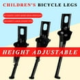thumbnail image 3 of HUGFEGWE Bike Kickstand for 18 Inch Carbon Steel Children's Bicycle Single-Side Kick Stand Rear Mount Bikes Support Racks,Silver CJB91-55004, 3 of 7
