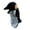 Black, variant on shenmeida 25cm Fox Puppet Handy Puppet Muppets Animal Plush Toys Show Developing Intelligence Gifts for Adults and Kids