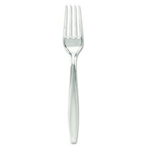 Dixie® Heavyweight Plastic Forks, Clear, Pack Of 1,000 Forks