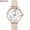 Rose, variant on CURREN Casual Women's Watch Fashion Marble Texture Dial with Soft Leather Strap Watches Ladies Analogue Quartz Wristwatch Reloj