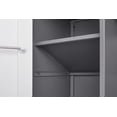 thumbnail image 4 of Office File Cabinets Metal Outdoor Cabinet, Made Of Stainless Steel, Large Capacity, Secure Lock For Anti-theft, Waterproof And Moisture-proof, With Shelves, Cleaning Tool Storage Cabinet, Vertical, 4 of 10