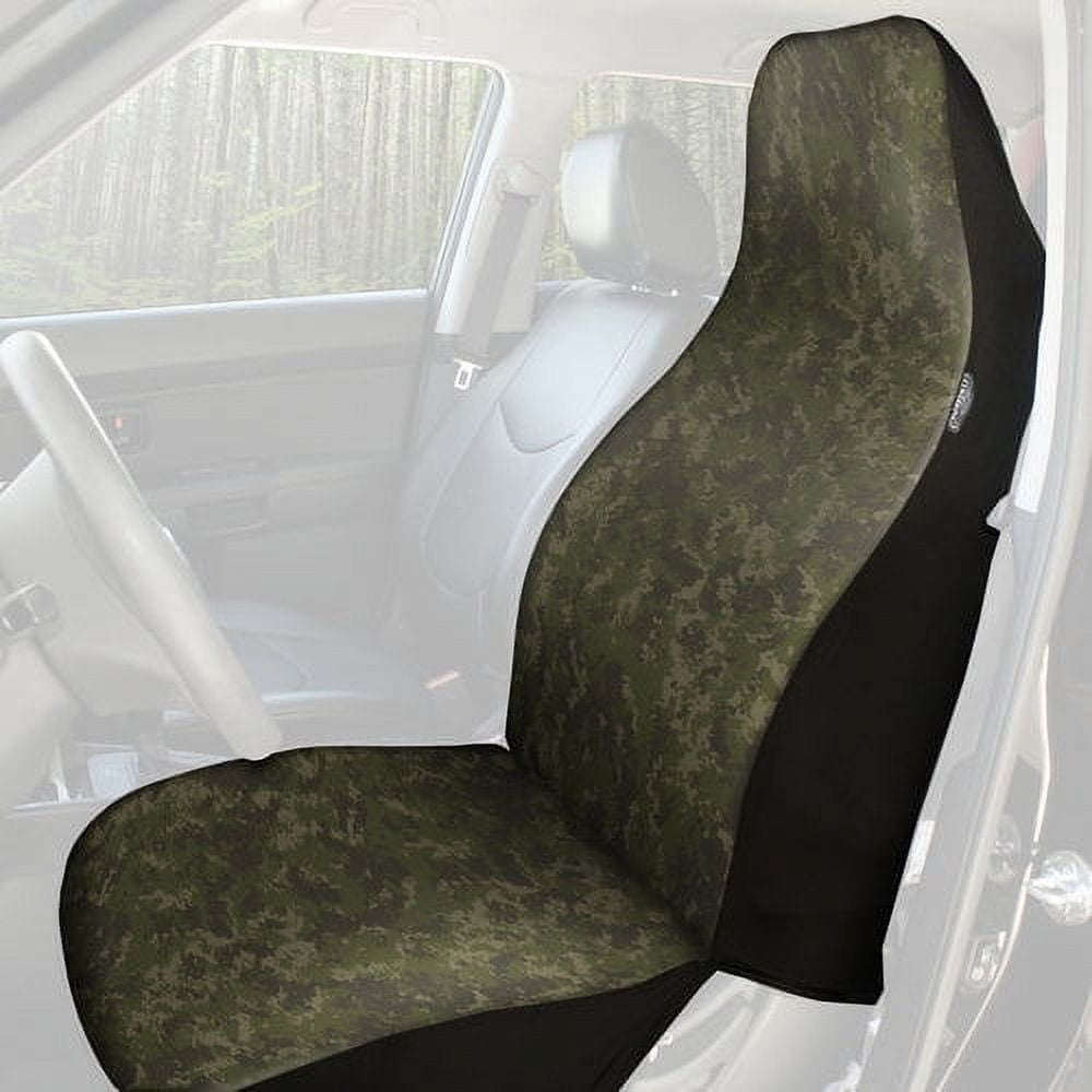 Coverking Universal Seat Cover Designer, Ultra Suede Digital Camo Jungle