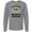 AC-Heather Grey, variant on Lacrosse is My Favorite Season Long Sleeve T-Shirt