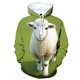 thumbnail image 3 of Sudadera con capucha de oveja con estampado 3D para hombre, sudadera con capucha con estampado de animales de cabra novedosa, sudaderas casuales de hip hop, sudaderas geniales de manga larga, 3 of 5