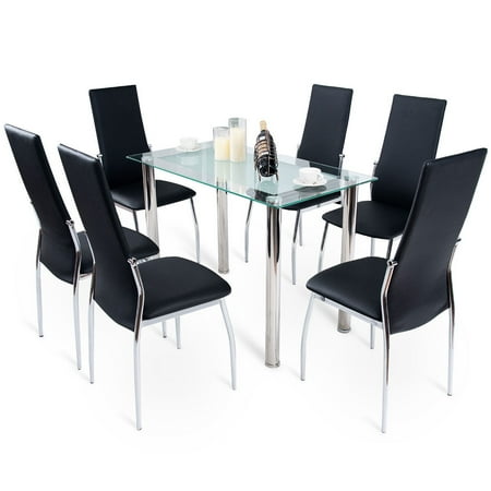 Tempered Gl Dining Table Photos And Pillow Weirdmonger Com Way Modern Gl Dining Table Set Tempered Top Pvc