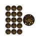 thumbnail image 2 of Vajilla desechable de papel, decoraciones navideñas en negro y dorado, vajilla para fiesta temática de Año Nuevo, platos desechables de papel de 18 y 23 cm, vasos de papel y pañuelos, juego de platos, 2 of 6