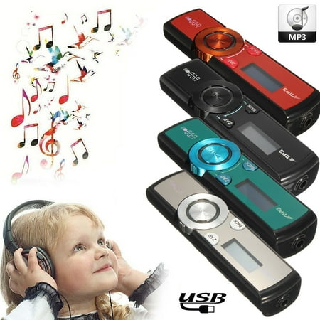 Fashion LCD MP3 Music Player HD BASS with Headphones Clip Support USB / FM Radio / 32 GB TF Memory Card (Not included), Birthday