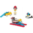 thumbnail image 3 of Mini Waffle Block Blue Construction Playset for Kids- 140 Constructor Interlocking Puzzle Pieces- Improves Fine Motor Skills- STEM/ STEAM Building Montessori Toys for Boys and Girls Ages 3+, 3 of 6