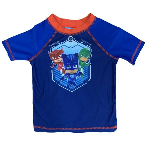 PJ Masks Boys' Hero Time Rash Guard (Toddler Boys)
