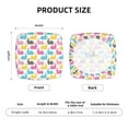 thumbnail image 5 of Logiee Colorful Rabbit Print Square Chair Seat Covers, Stretch Chair Seat Covers,Seat Chair Slipcover, Non-Slip Chair Slipcover,Furniture Protector for Indoor and Outdoor-Six Piece, 5 of 7