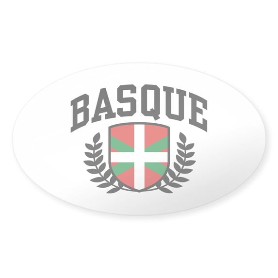 CafePress - Basque - Sticker (Oval)