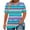 Blue, variant on purcolt Womens Plus Size Tops Striped Color Block Short Sleeve V Neck T Shirts Graphic Tees Summer Casual Loose Tunic Blouses, XL-5X