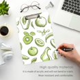 thumbnail image 3 of FORMRS Acrylic Clipboard with Low Profile Clip Standard A4 Letter Size, 12.5" x 9", Kiwi Leaves Fruit Pattern, 3 of 8