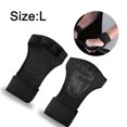thumbnail image 2 of New ventilated weightlifting workout gloves with built-in wristbands for men and women-Black-L, 2 of 6