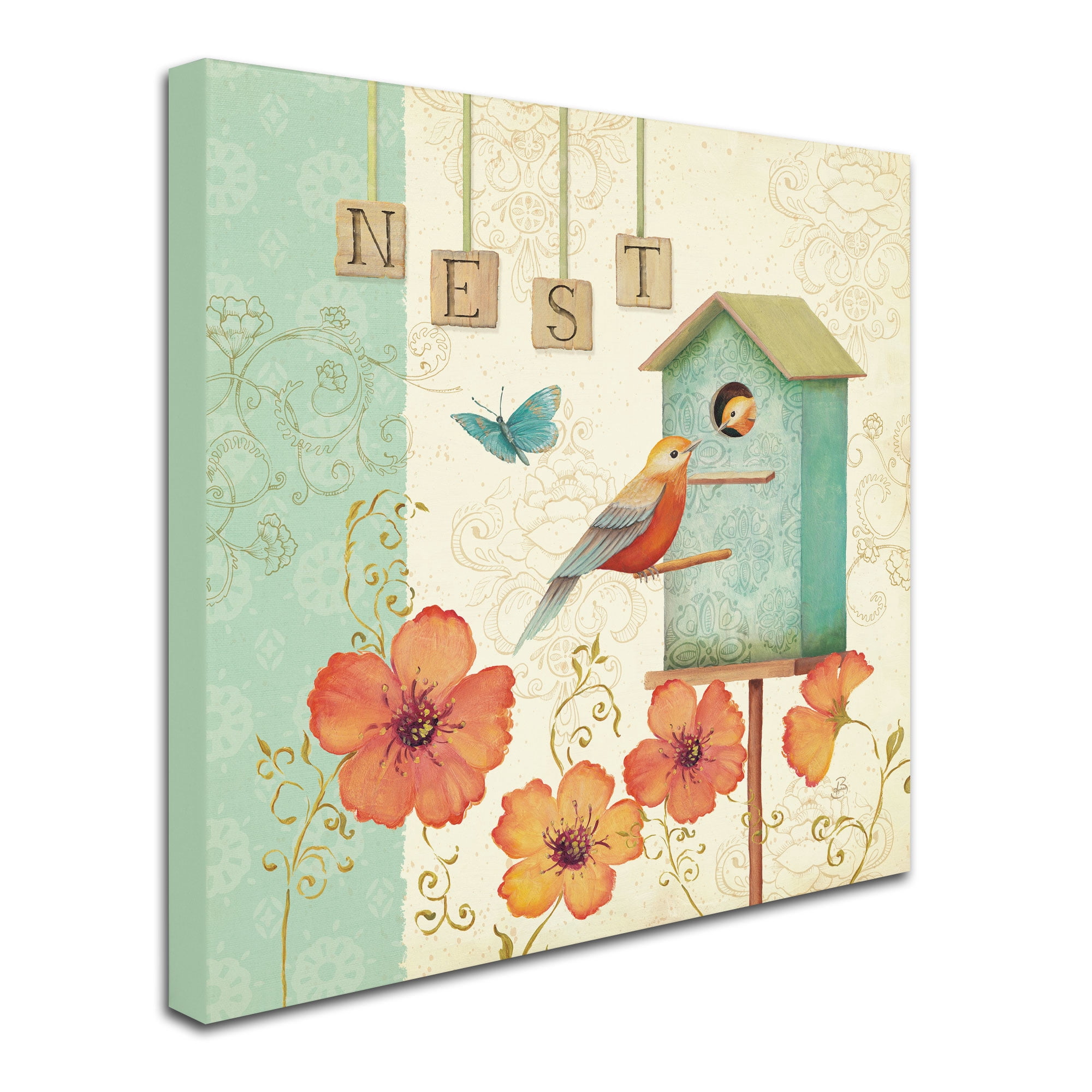 Trademark Fine Art "Welcome Home IV" Canvas Art by Daphne Brissonnet