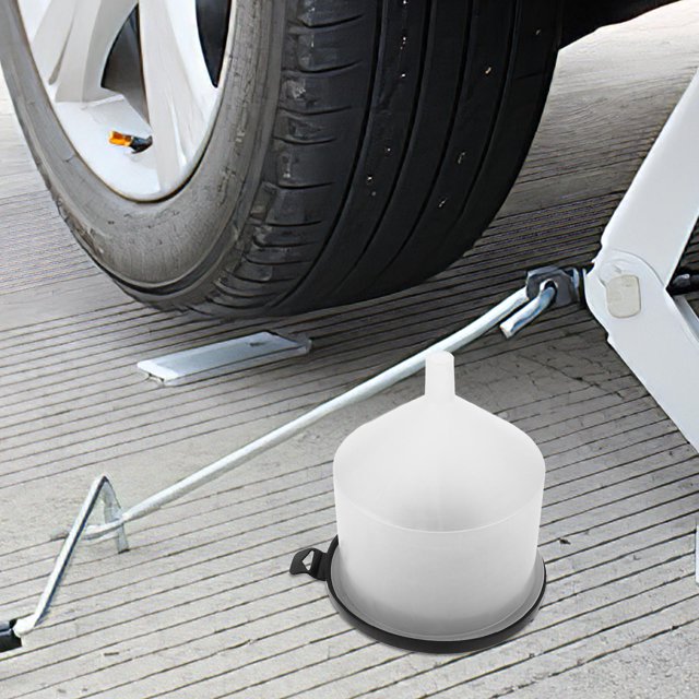 FOMIYES Kit de Rinçage de Liquide de Refroidissement Entonnoir Anti-Déversement avec Matériaux Plastiques Robustes pour Modèles de Voiture 1Ensemble