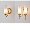 thumbnail image 2 of Aplique de pared con diseño de hierro dorado para sala de estar, escalera, pasillo, nuevo estilo chino, LED, dormitorio, cabecera, aplique de pared de doble cabezal (doble), 2 of 4