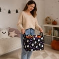 thumbnail image 5 of Halloween Collapsible Storage Basket, 15 Inch Foldable Fabric Candy Basket with Handles, Halloween Candy Tote Bin Trick or Treat Bucket for Kids, Halloween Home Party Decor Gift Basket, 5 of 5