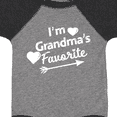 thumbnail image 4 of Inktastic I'm Grandma's Favorite with Arrow and Hearts Boys or Girls Baby Bodysuit, 4 of 5