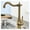 Style 3, variant on Antique Kitchen Faucet 360 Swivel Sink Mixer Tap Fashion Gold Sink Faucet Copper Hot And cold Basin Tap