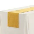 thumbnail image 1 of REGALWOVEN 1 Pack Solid Color Table Runner Long Linen Table Banner Yellow 12"x63", 1 of 5