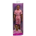 thumbnail image 7 of Barbie Fashionistas Ken Doll 235 in Hawaiian Print Jumpsuit with Green Sandals, Brown Hair, 7 of 7
