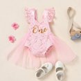 thumbnail image 4 of URMAGIC 3-24M Newborn Infant Baby Girl Clothes Lace Embroidery Backless Jumpsuit Romper Bodysuit Outfits Set, 4 of 10