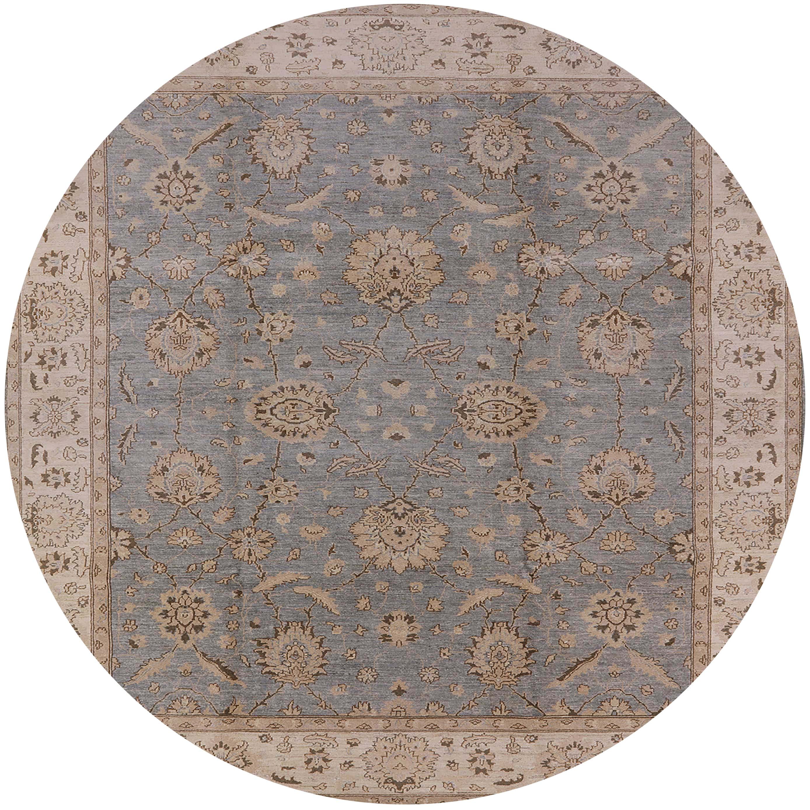 Ahgly Company Machine Washable Indoor Round Industrial Modern Puce ...