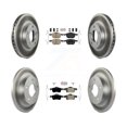 thumbnail image 1 of Transit Auto Front Ceramic Rear Semi-Metallic Pads and Coated Disc Brake Rotors Kit for Car Mazda 3 Sport KGA-104850, 1 of 11