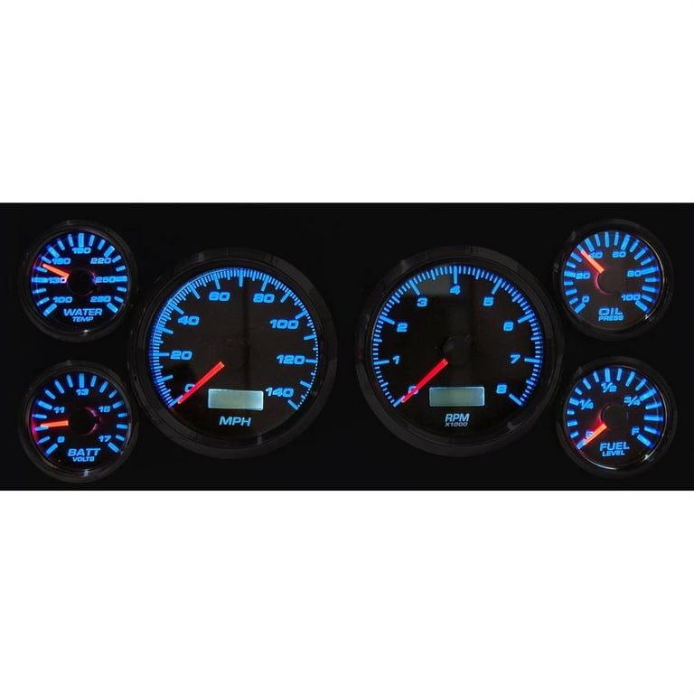 New Vintage Gauge Kit F/S Performance II 73-87 Chevy (White) New Vintage Gauge Kit F/S Performance II 73-87 Chevy (White)