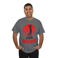 thumbnail image 6 of DJH Apparel | Funny LION Woods Knockoff Comical Athletic Unisex T-shirt, 6 of 7