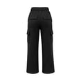 thumbnail image 6 of Busydd Girls Cargo Sweatpants 5-15 Years Solid Color Multi Pocket Casual Pants Comfy Solid Color Elastic Waist Teen Girls Athletic Pants 5-6 Years, 6 of 10