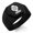 Black, variant on Stainless Steel Mikumo Samurai Crest Engraved Hexagon Crest Flat Top Biker Style Polished Ring