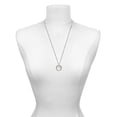 thumbnail image 2 of Delight Jewelry Silver-tone Bear Paw Silhouette - Class of 2026 Affirmation Ring Necklace, 23", 2 of 4