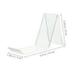 thumbnail image 7 of Aloha 2pcs Acrylic Shoe Display Stand Shopping Mall Sandal Rack Sneaker Holder, 7 of 7