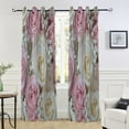thumbnail image 6 of Roses Flowers-i9 Blackout Curtains 84"x52" Thermal Insulated Curtain 1 Panel, 6 of 7