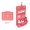 watermelon red, variant on Foldable Travel Storage Hanging Washing Bag Portable Organizer Bag Travel Bag, Makeup Cosmetic Bag Travel Organizer for Accessories