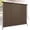 Mocha, variant on Jane Stone Patio Sun Shades 06'W x 06'HOutdoor Connectable Roller Shades - Sunshades for Patio Made of UV Resistant Shade Cloth,Walnut