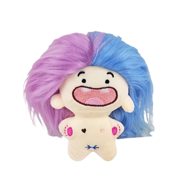 Muñeco de peluche Sunnimix Lindo Muñeco de peluche Idol Doll azul y violeta