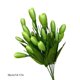 thumbnail image 3 of Ramo de flores artificiales de margaritas con vegetación – Flores artificiales de seda para decoraciones de boda, decoración del hogar, centros de mesa y arreglos de suelo, 3 of 6
