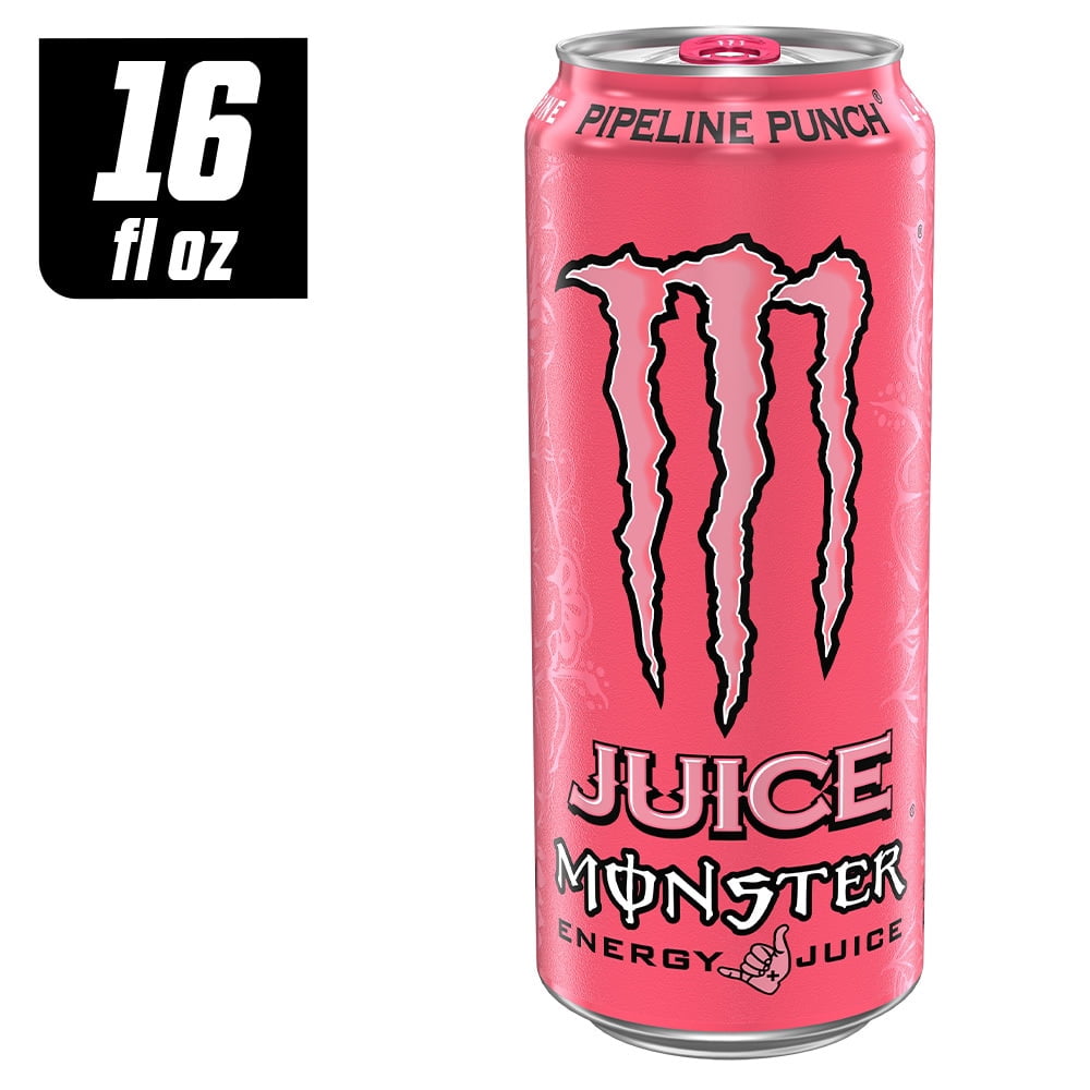 Monster Pipeline Punch Energy Drink Can 16 fl oz - 3 count