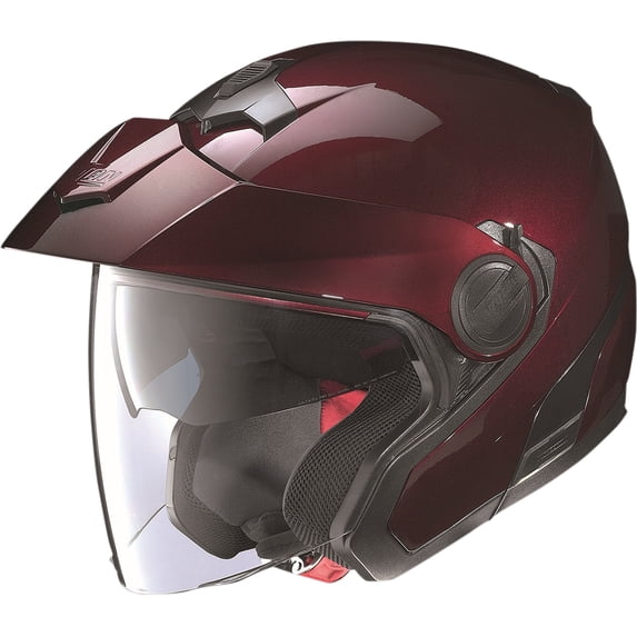 Nolan N-40 Classic N-Com Helmet Wine/Cherry Sm N345270330065