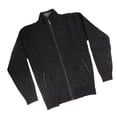thumbnail image 4 of Chaqueta de punto para hombre Nikou abrigo informal de polar con cremallera completa manga larga cuello alto color negro talla M, 4 of 15